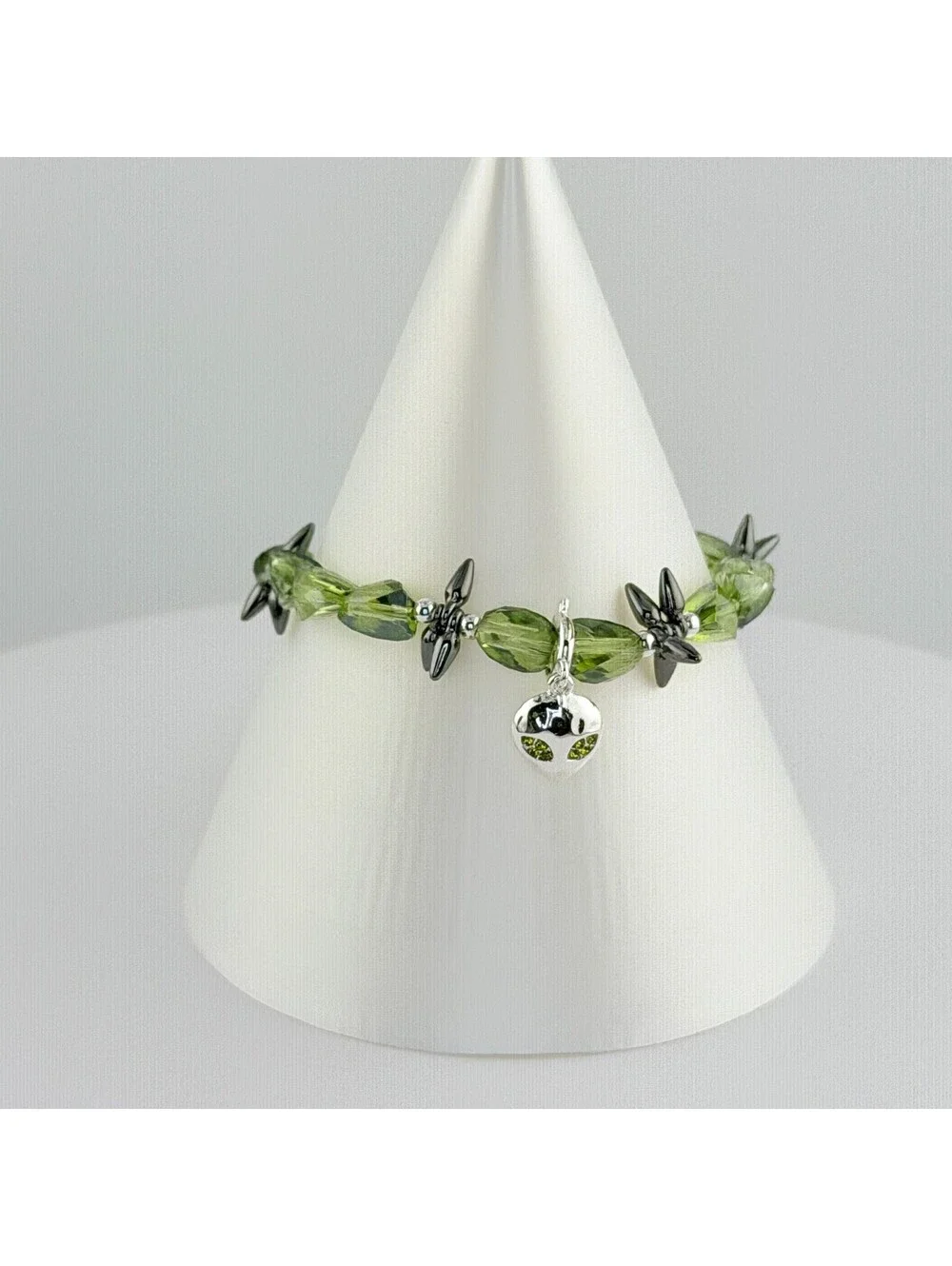 Bomb Party Single Stack Bracelet - on Silver Plating #121